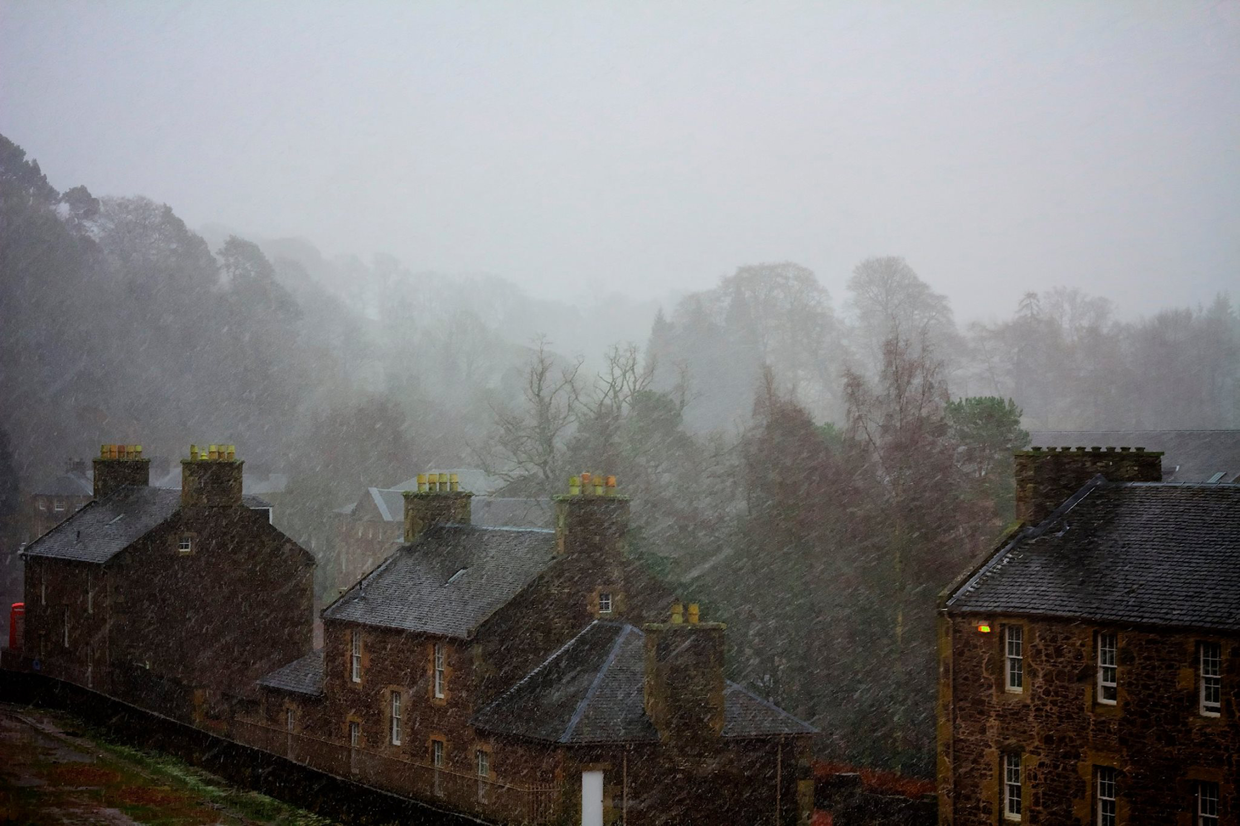 Mark Melville New Lanark in Winter