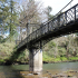 The late 19th century iron footbridge today, SGLH, 2016