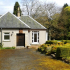 The doorway relocated from Dalserf House to a 20th-century extension to the Coach House & Stables, view from the south